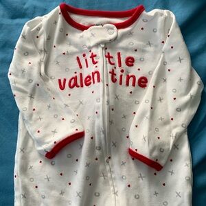 6M Little Valentine X&O Onesie